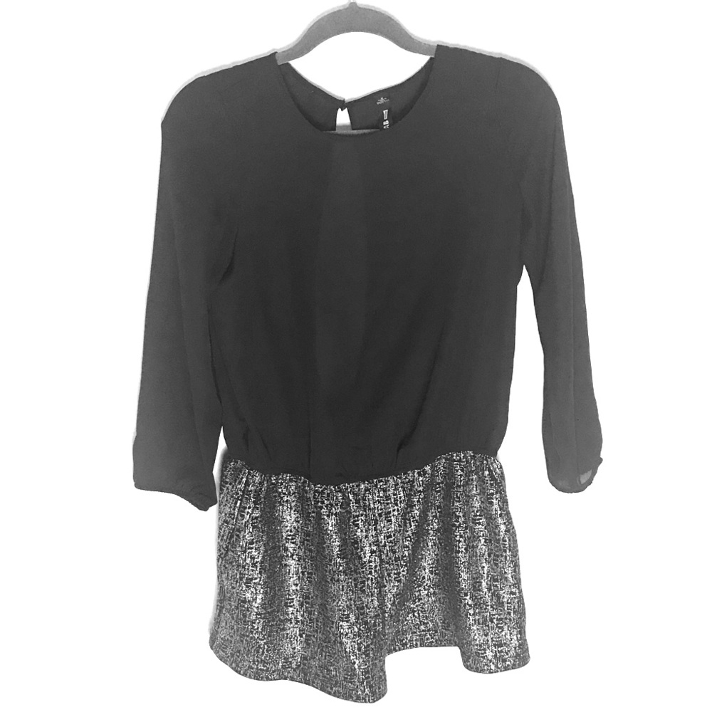 Design Lab black romper - open back
